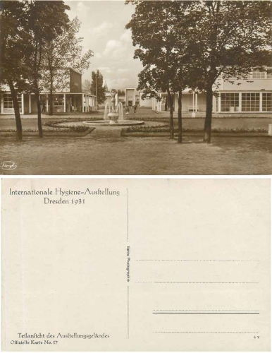 Dresden Internationale Hygiene Ausstellung 1931 Offizielle Karte No. 17