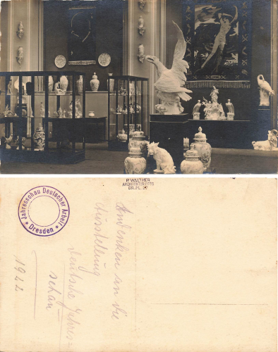 Dresden Annual Exhibition of German Work 1922 Meissen Porcelain Exhibition