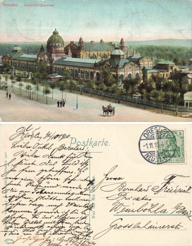 Johannstadt Dresden Ausstellungspalast o 1910