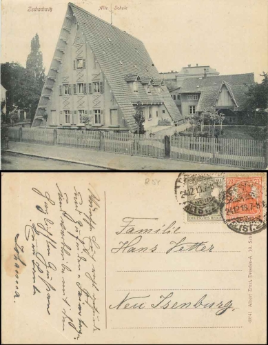 Kleinzschachwitz Dresden Old School o 24.12.1918