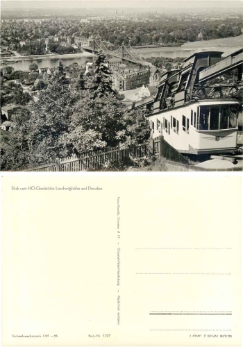 Loschwitz Dresden suspension railway * 1962