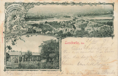 Loschwitz Dresden Beerenschaenke o 1899