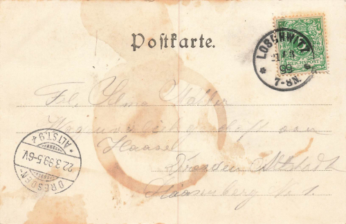 Loschwitz Dresden Beerenschaenke o 1899