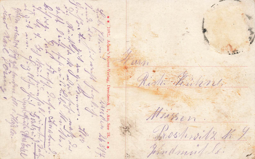 Loschwitz Dresden Beerenweinschaenke o 1917