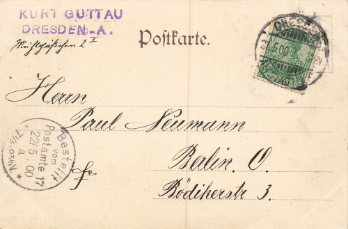 Loschwitz Dresden Albrecht-Schloss und Villa Souchey o 1900