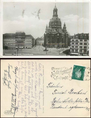 Dresden Neumarkt Frauenkirche o 4.3.1932