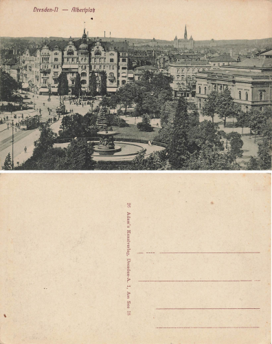 Dresden Neustadt Albertplatz * um 1910