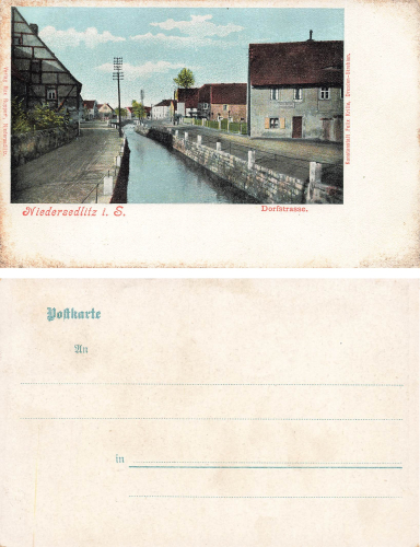 Niedersedlitz Dresden Dorfstrasse * um 1900