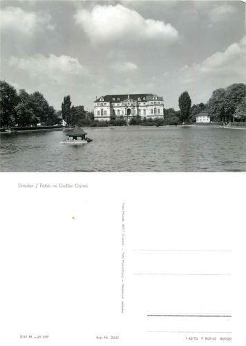Dresden Palais im Grossen Garten *1975 Hanich2242
