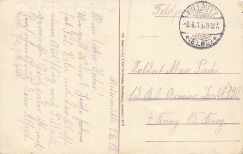 Pillnitz Dresden Meixmuehle o 1918