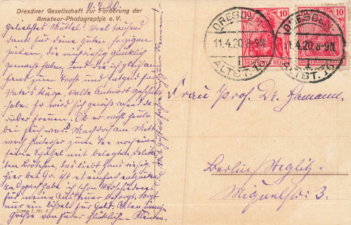 Pillnitz Dresden Jagdwege o1920