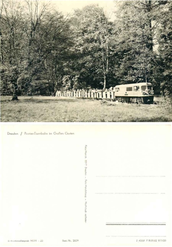 Dresden Parkeisenbahn Pioniereisenbahn im Grossen Garten *1968 Hanich2029