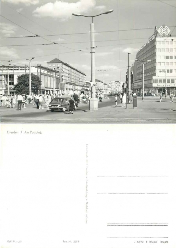 Dresden Postplatz "House of the Book" *1970 Hanich2184
