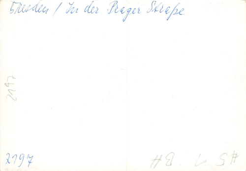 Seevorstadt Dresden Prager Strasse  *1970 Hanich2197