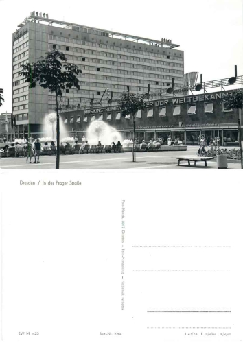 Seevorstadt Dresden Prager Strasse Buchladen *1975 Hanich2264