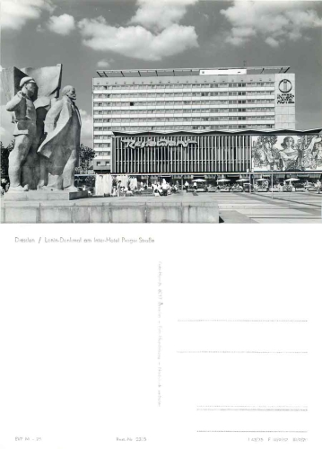 Seevorstadt Dresden Prager Strasse Lenin Denkmal *1975 Hanich2325