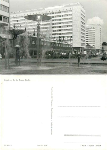 Seevorstadt Dresden Prager Strasse  *1970 Hanich2196