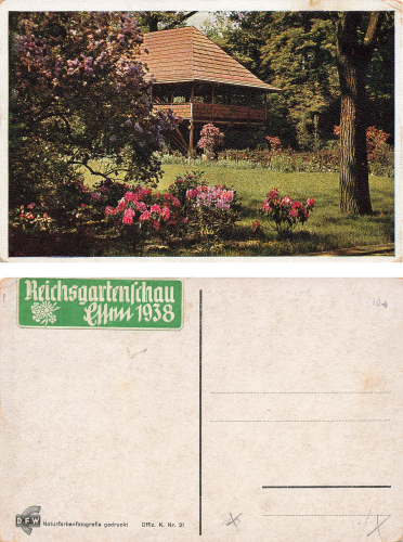 Dresden Reichsgartenschau 1936 Official Map No. 21