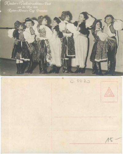 Dresden Red Cross Day May 16, 1914 Children's Folk Costume Festival Image 11