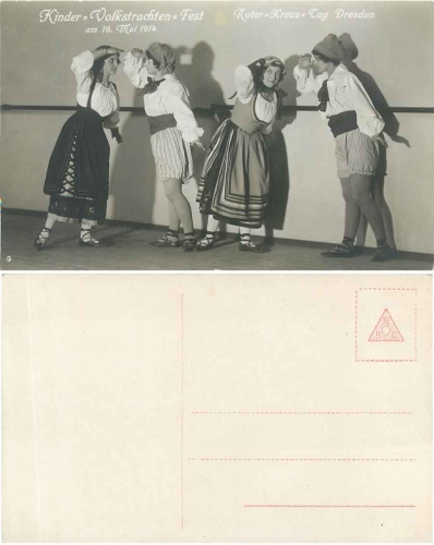 Dresden Red Cross Day May 16, 1914 Children's National Costumes Festival Picture 9