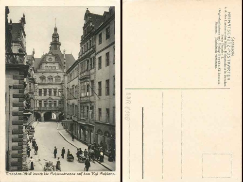 Dresden Schlosstrasse *ca. 1920