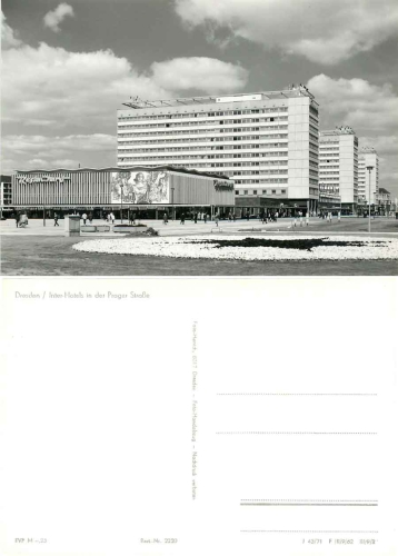 Seevorstadt Dresden Prager Strasse Interhotels *1971 Hanich2220