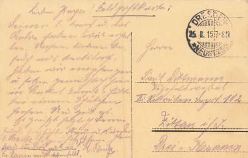 Seevorstadt Dresden Pragerstrasse Kaiser Cafe o 1915