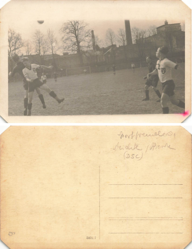 Dresden Sportfreunde Pieschen Mickten now DSC football real photo around 1940
