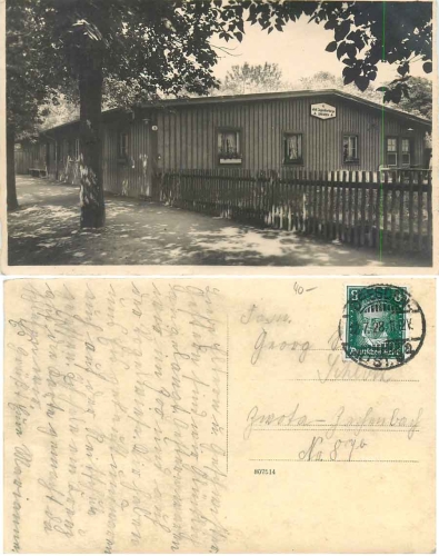 Dresden 4. Städtische Jugendherberge o 12.7.1928