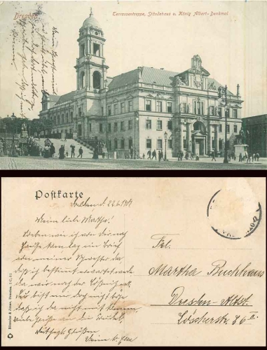 Dresden Ständehaus Ansichtskarte 1909