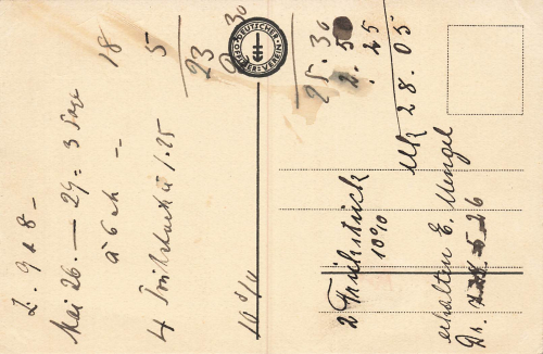 Dresden Suedvorstadt Schnorrstrasse 1a Ecke Winkelmannstrasse Pension Rudeloff * um 1910