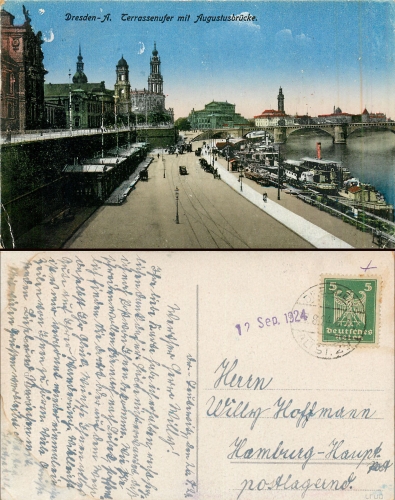 Dresden Terrassenufer o 12.9.1924