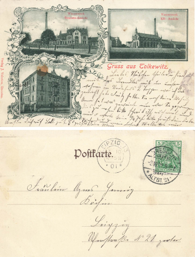 Tolkewitz Dresden Waterworks o 1901