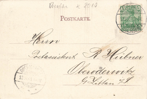 Wachwitz Dresden Wachwitzgrund mit Wachberg o 1901