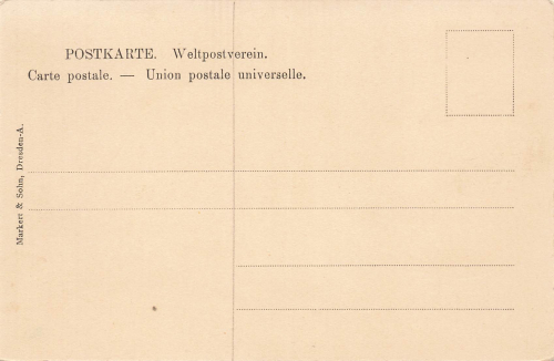 Wachwitz Dresden artist card Krause-Wichmann * around 1900