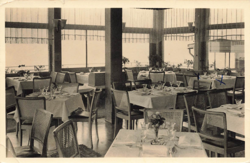 Weisser  Hirsch Dresden HO Restaurant Luisenhof Innenansicht o 1955