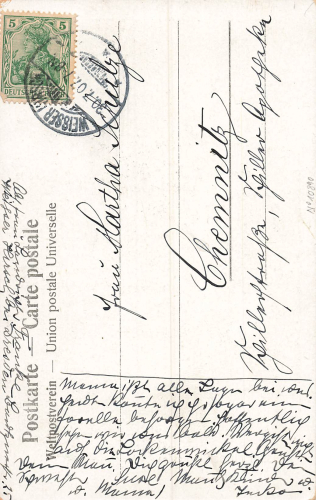 Weisser Hirsch Dresden Bautzner Landstrasse 9 Farberei o 1907