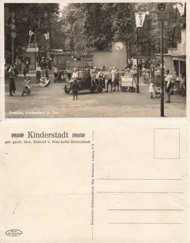 Dresden Zoological Garden Children's City * around 1930