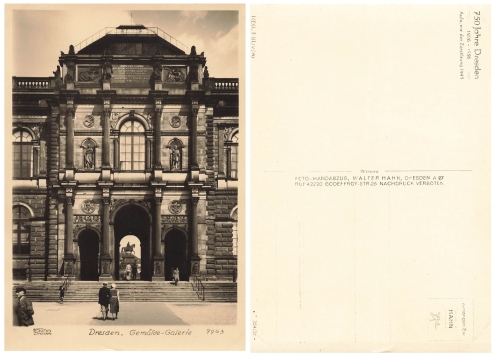 Dresden Zwinger painting gallery 750 years of Dresden *1956 Hahn-Foto7963