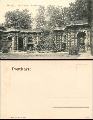 Dresden Zwinger Nymphenbad *ca. 1910