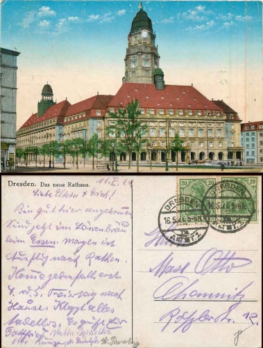 Dresden neues Rathaus o 16.5.1921