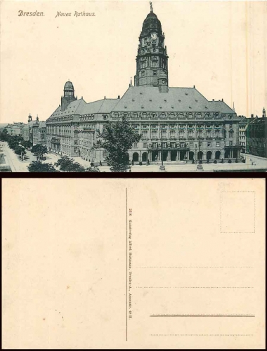 Dresden Neues Rathaus  *ca. 1910