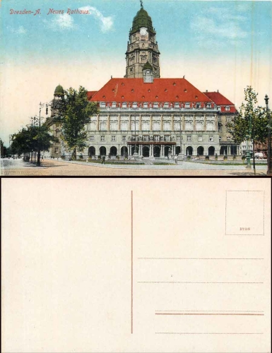 Dresden Neues Rathaus *ca. 1920