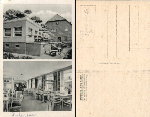 Duderstadt Restaurant Rote Warte * 1950