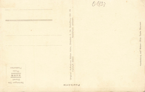 01833 Dittersbach Schloss * um 1930 Hahn-Foto11392