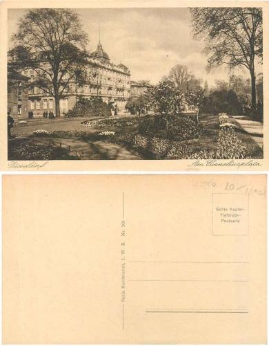 Düsseldorf Am Corneliusplatz * 1930