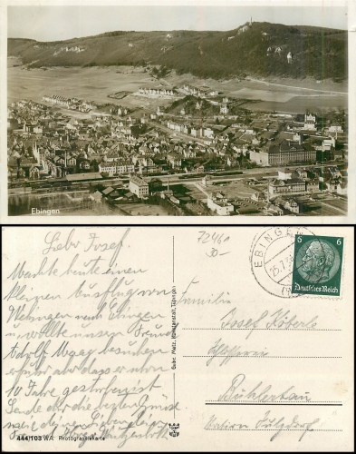 Ebingen Totalansicht o 25.7.1934