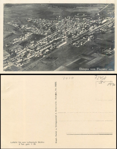 Ebingen aerial photo * approx. 1930
