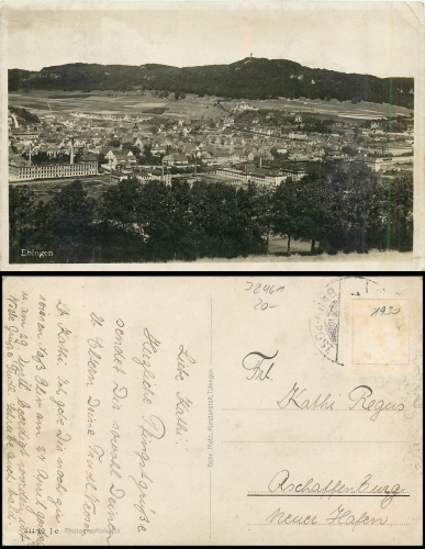 Ebingen Totalansicht o ca. 1930