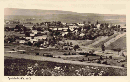 Egelsdorf Thüringen Landpoststempel Dröbischau-Egelsdorf über Königsee o 1956